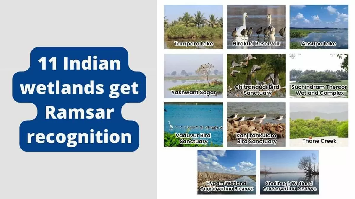 11 more wetlands from India get Ramsar Recognition