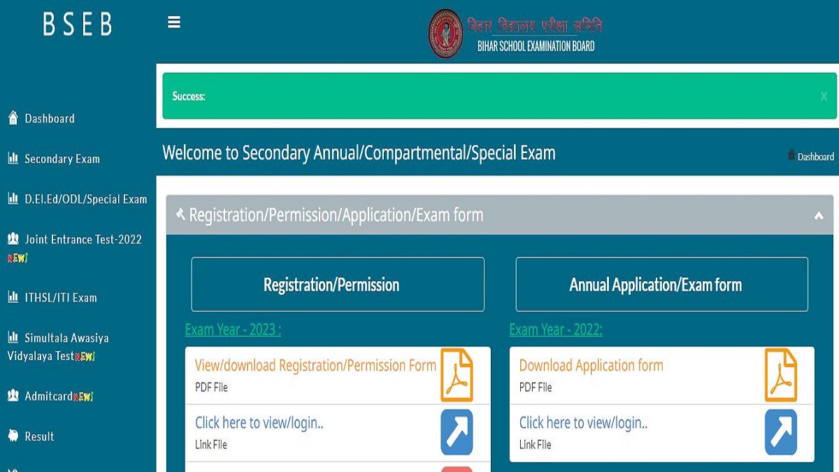 BSEB Matric 2023: Registrations for exams commence, Apply at secondary ...