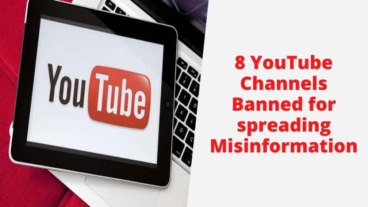 Govt bans 8 YouTube Channels 