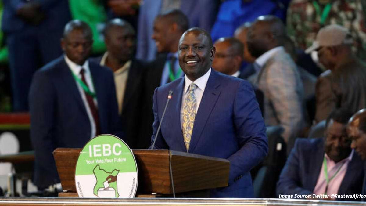 William Ruto elected as 5th President of Kenya