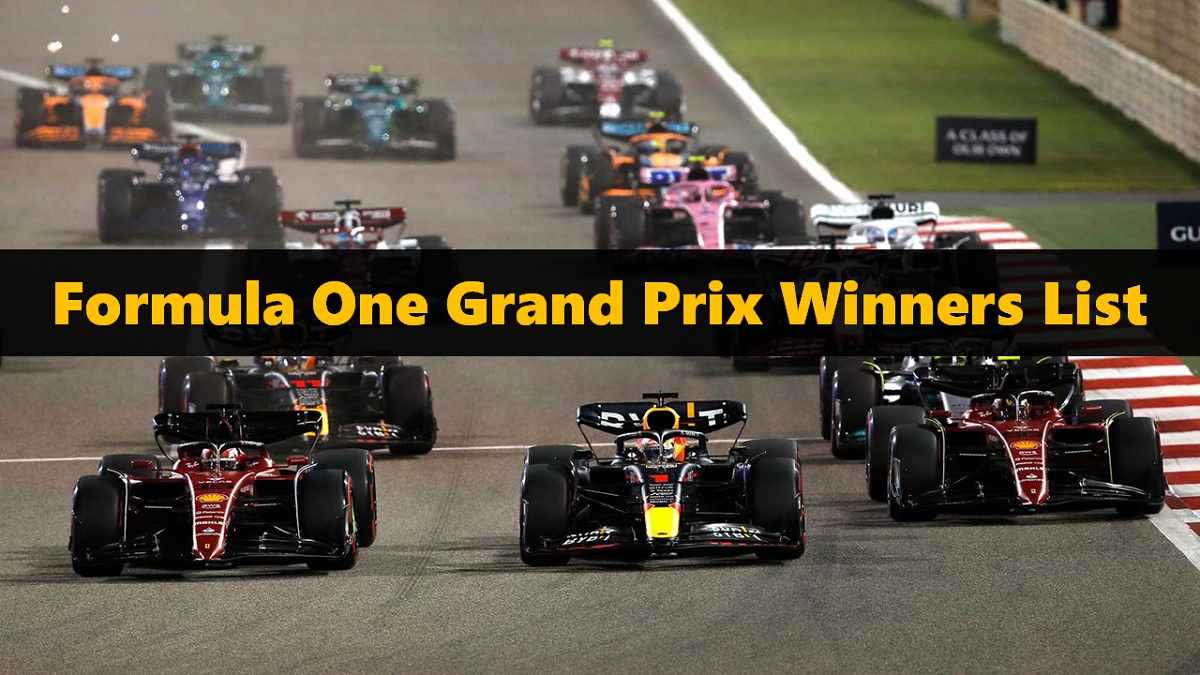 F1 Winners All Time Check List of Formula One Drivers with Most Wins