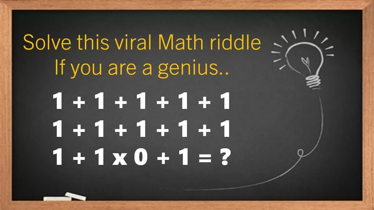 Math Riddles With Answers Only High IQ Genius Can Solve These