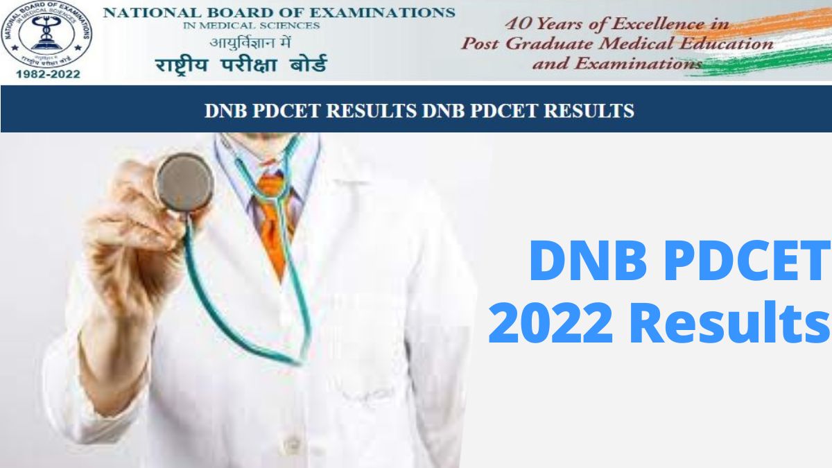 DNB PDCET 2022 Results
