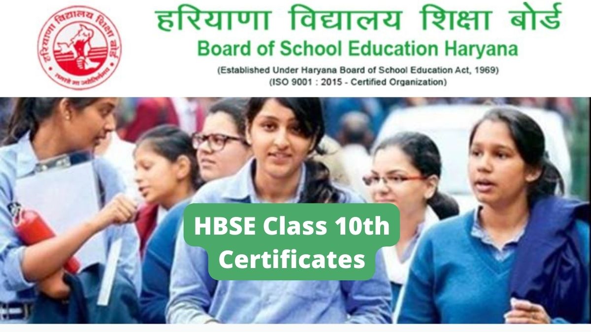 HBSE 10th Board 2022: Haryana Board To Issue BSEH 10 Certificates on 25 ...