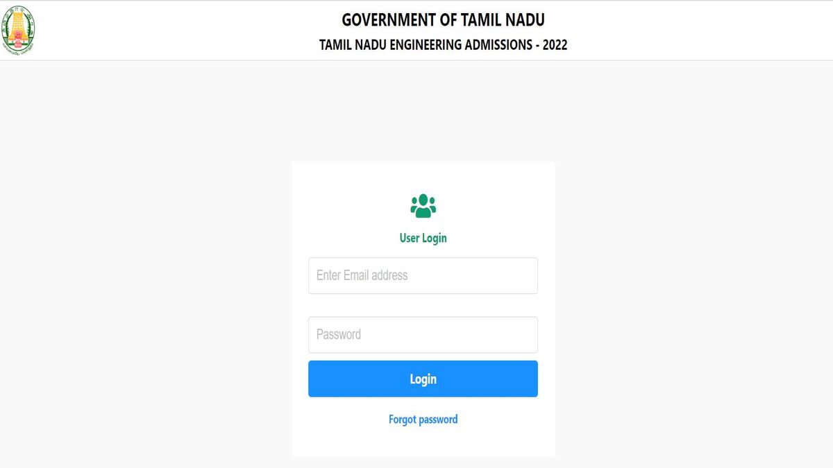 TNEA 2022 Counselling Registration