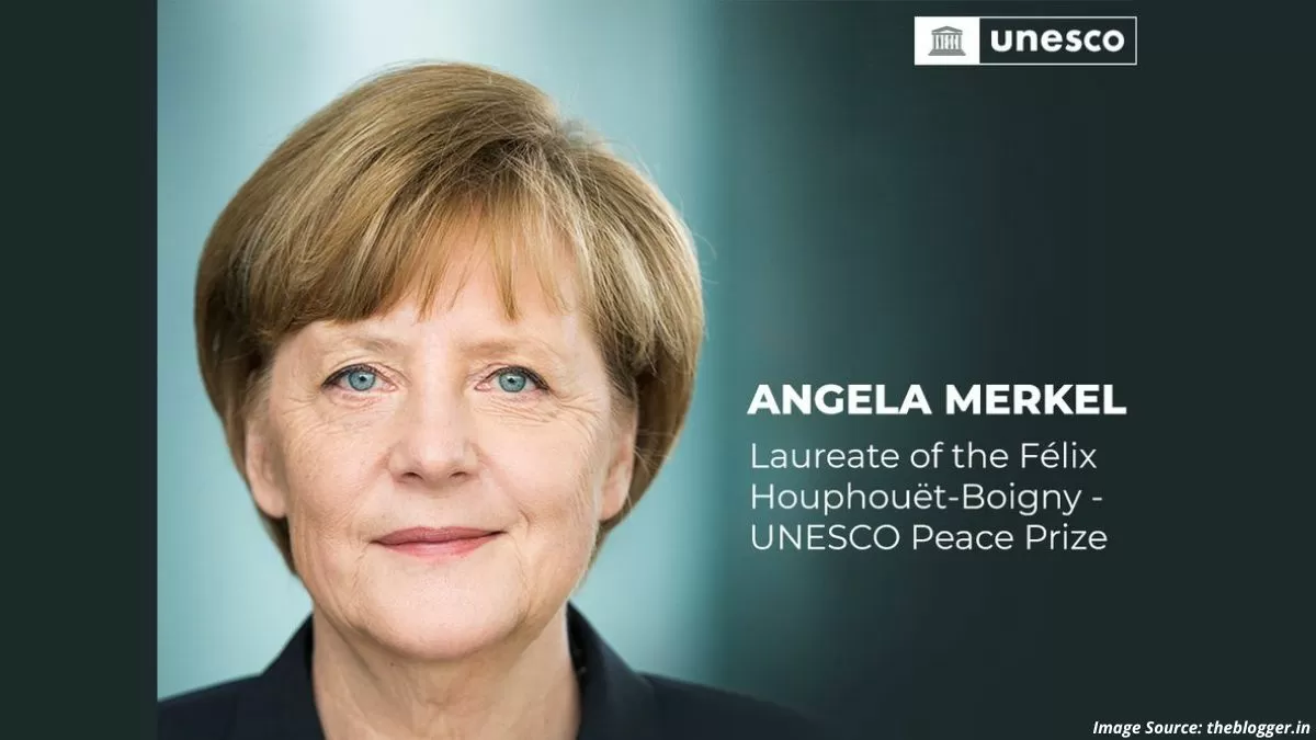 Former German Chancellor Angela Merkel wins UNESCO Peace Prize 2022