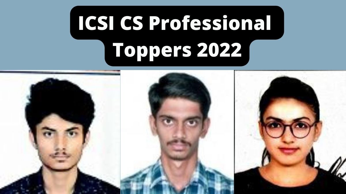 ICSI CS Toppers 2022