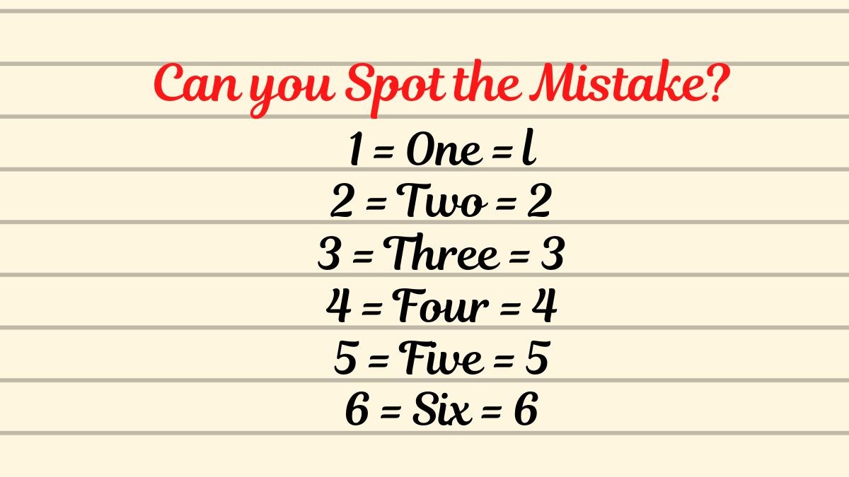 Spot the Mistake: Picture Puzzles Challenge