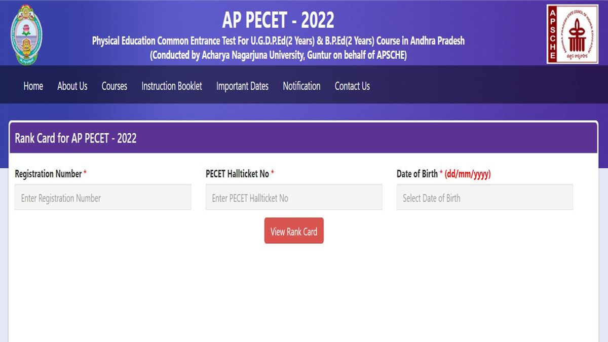 AP PECET Result 2022 (OUT)