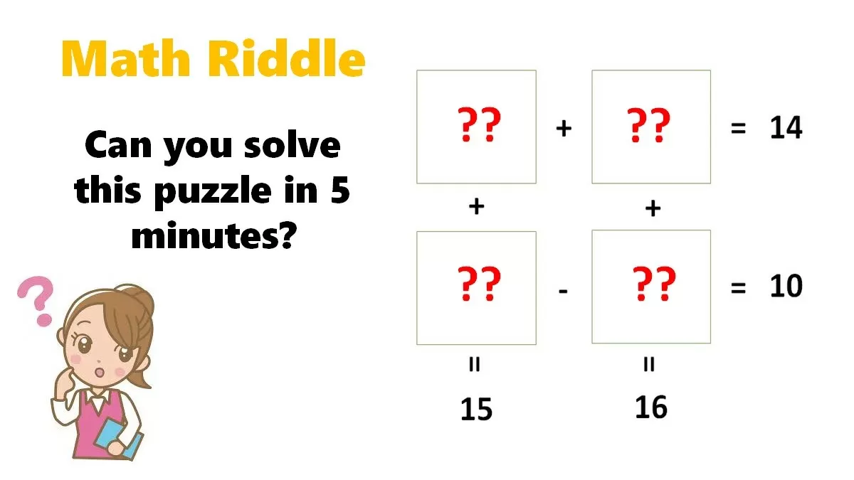 Math Riddle With Answer Can Solve This Tricky Math Puzzle In 5 Minutes 