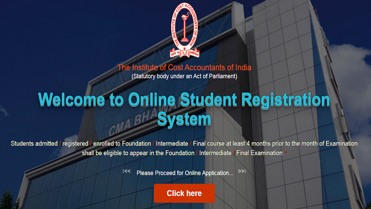 ICMAI CMA Registrations