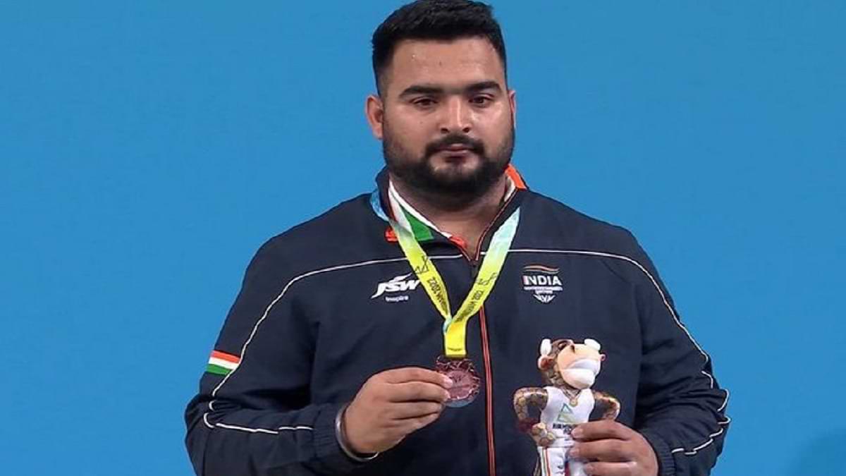 Commonwealth Games 2022 India medals: लवप्रीत सिंह ने पुरुषों की 109 किग्रा भारोत्तोलन में कांस्य पदक जीता