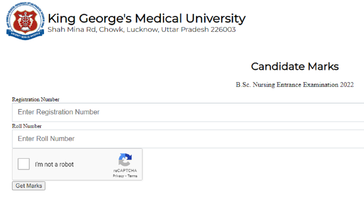 KGMU BSc Nursing 2022 Entrance Results Declared At Kgmu.org, Get Direct ...