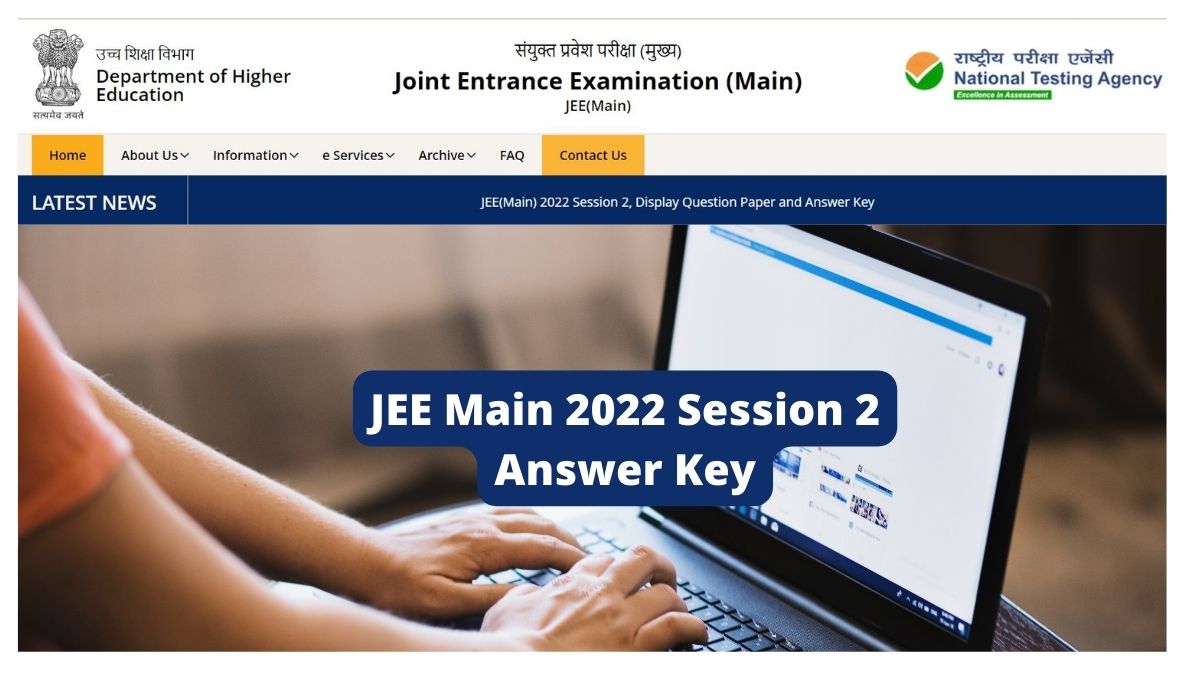 JEE Main 2022 Session 2 Answer Key 