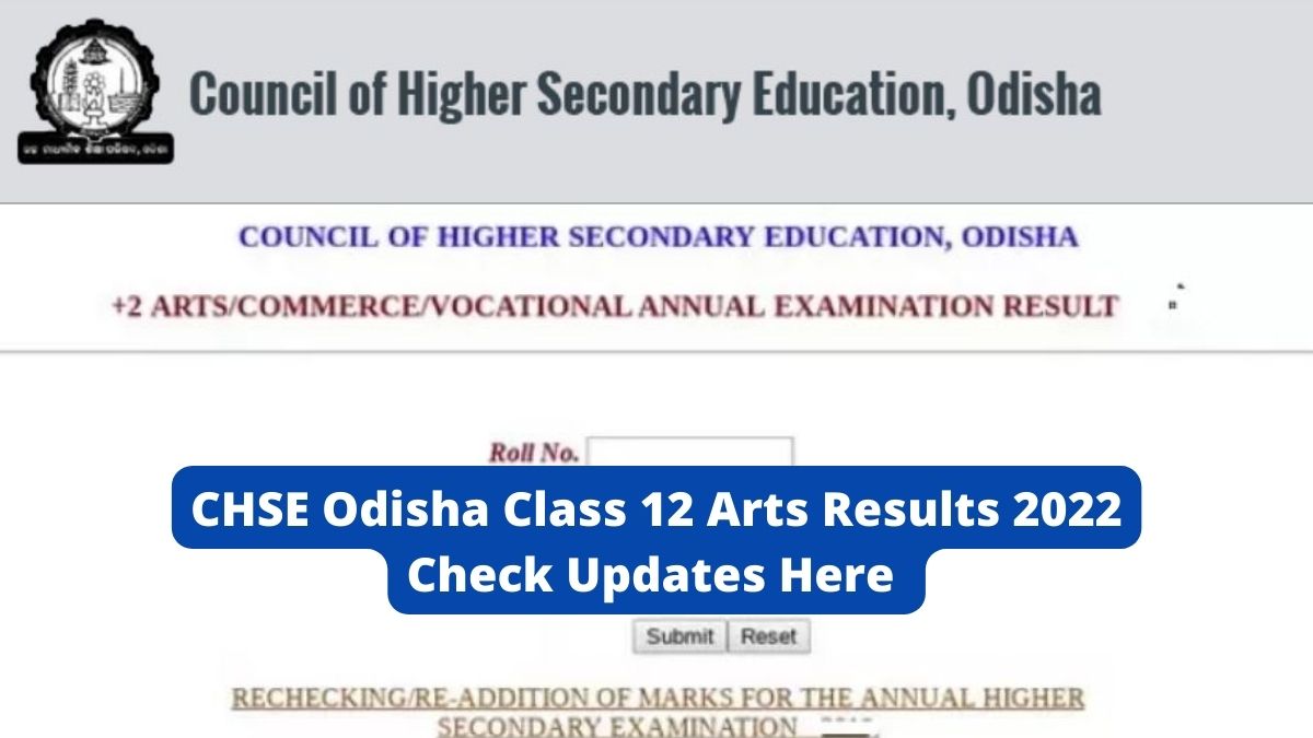 Odisha 12th Result 2022