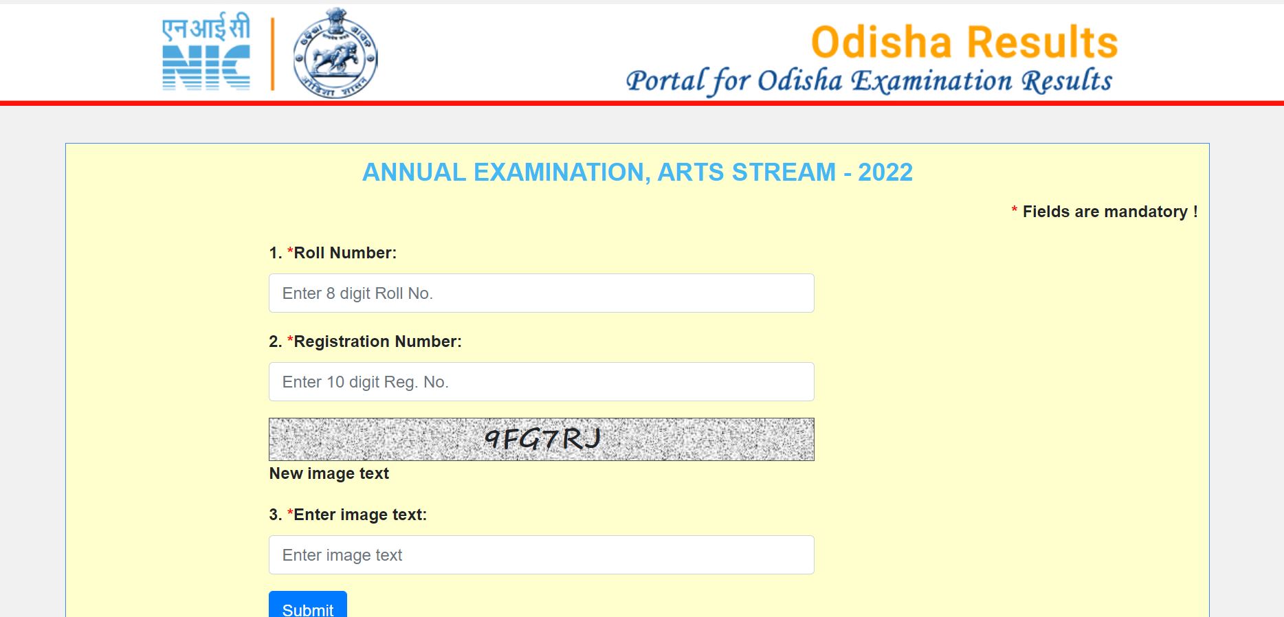 CHSE Odisha 12th Arts 2022