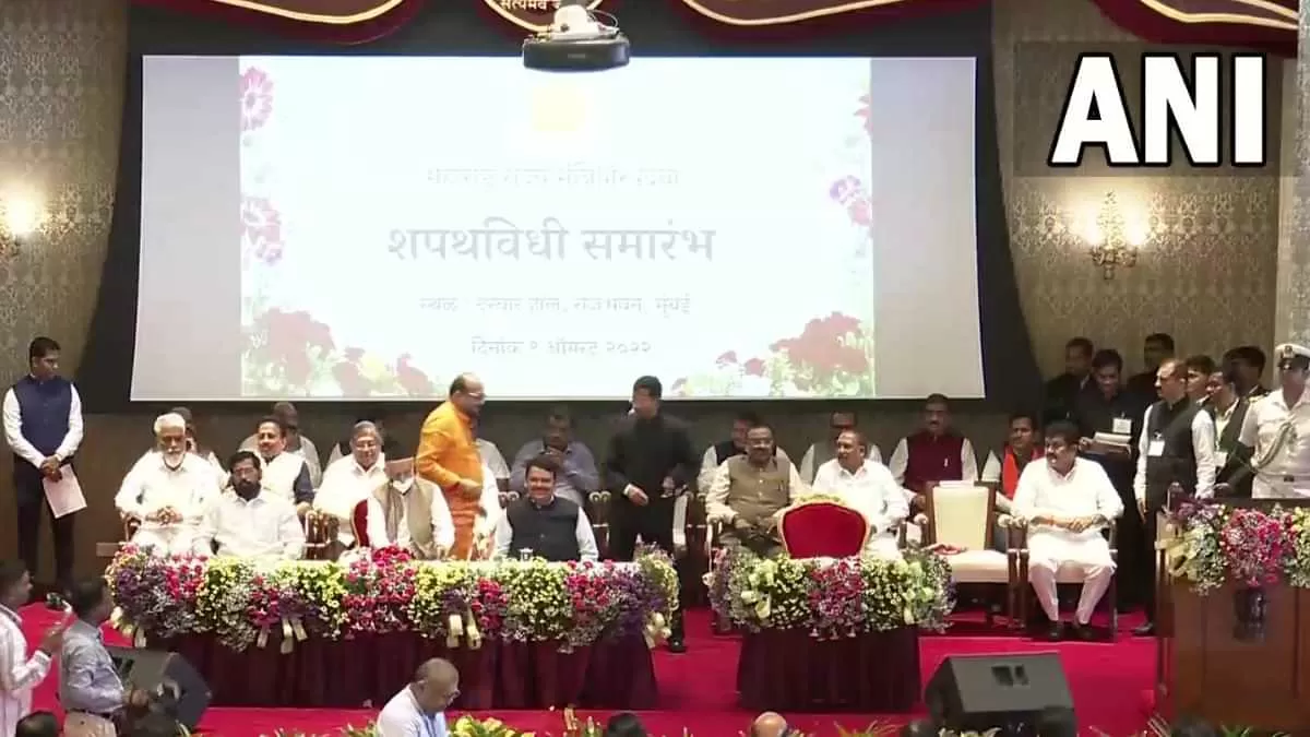 Maharashtra CM Eknath Shinde Inducts 18 Ministers Into The Cabinet ...