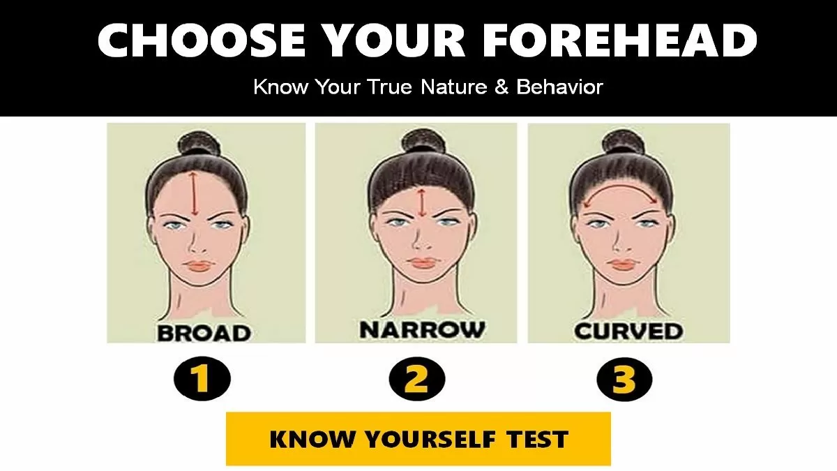 Know Yourself Test: Check Your Forehead to Know Your True Nature and Behaviour