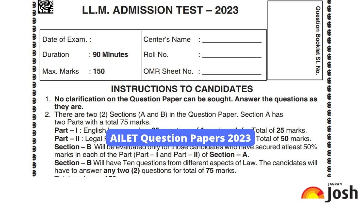 ailet phd question paper