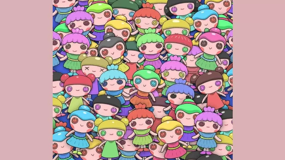 Find Odd Doll in 9 Seconds
