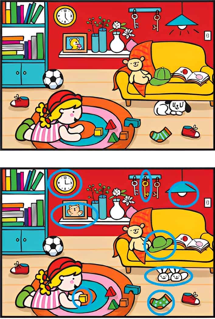 Spot The Difference: Can you spot 8 differences in 48 seconds?