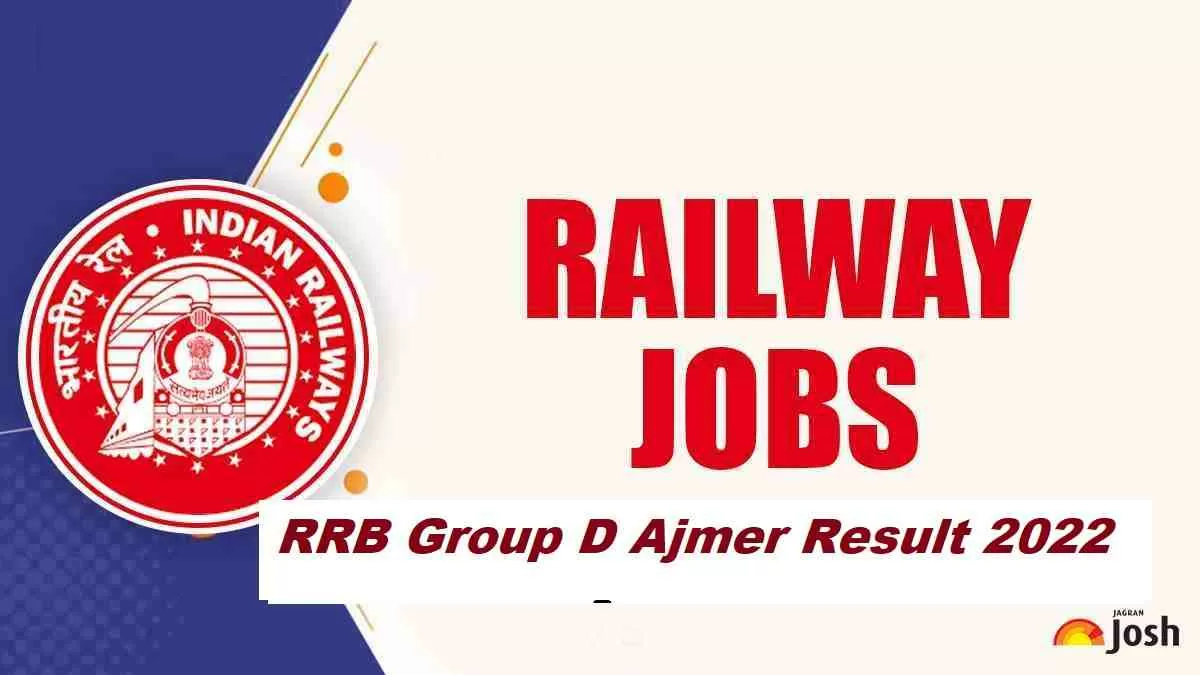 RRB Ajmer Group D Result 2022