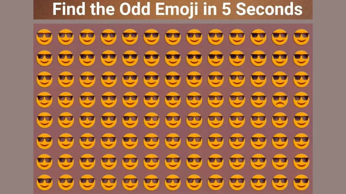 Find Odd Emoji in 5 Seconds