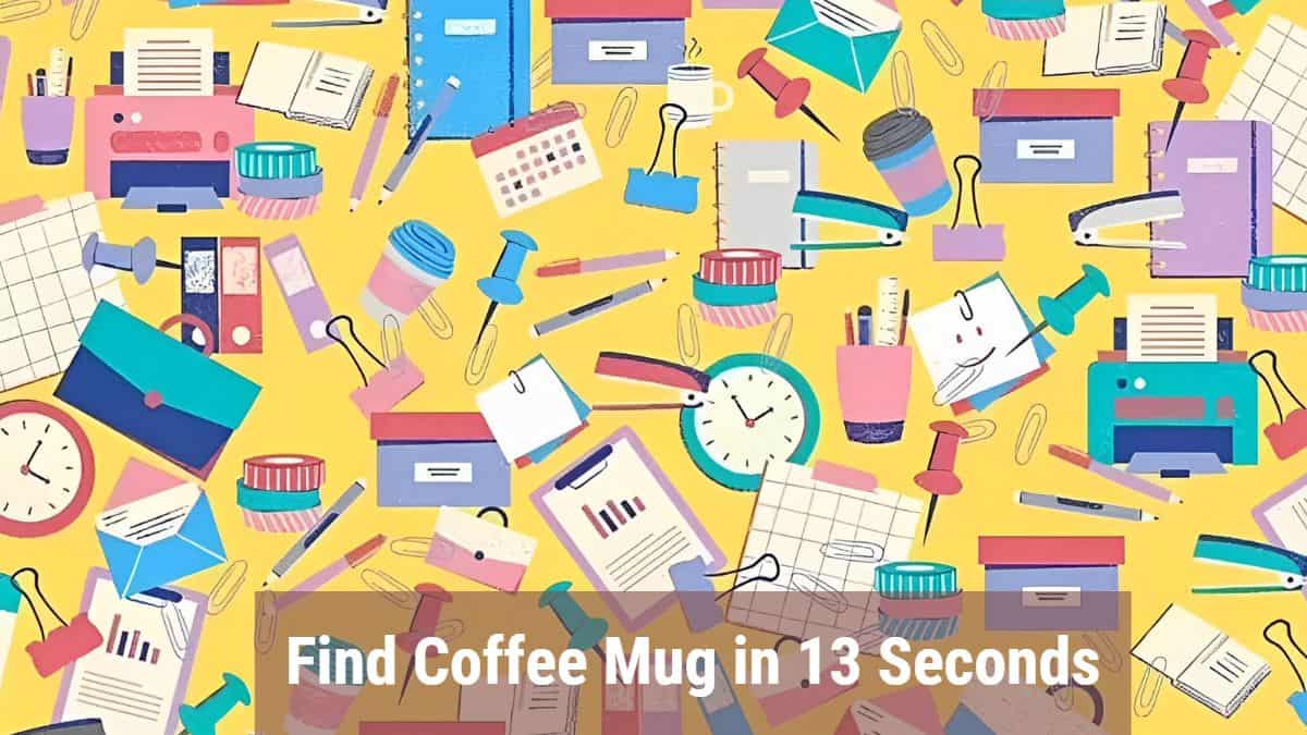 Find Coffee Mug in 13 Seconds
