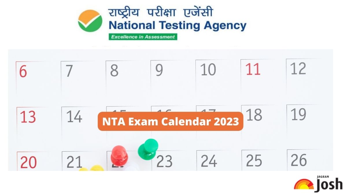 NTA Exam Calendar 2023 (OUT)