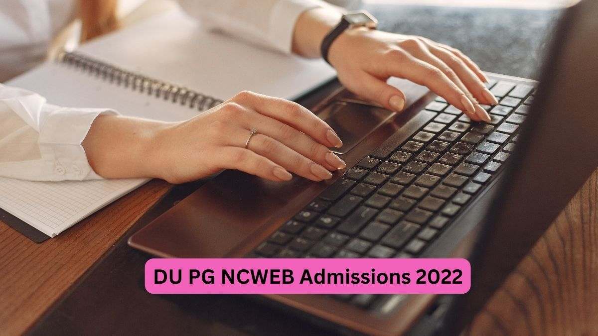DU PG NCWEB Admissions 2022