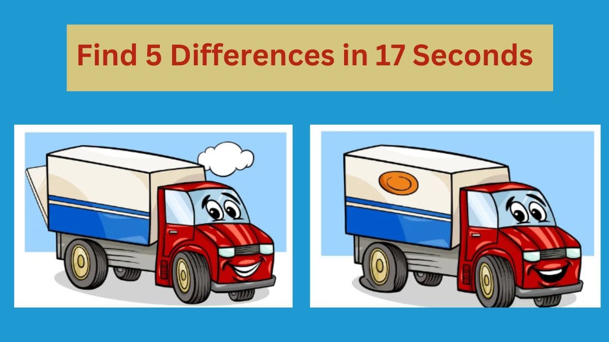 Find 5 Differences in 17 Seconds