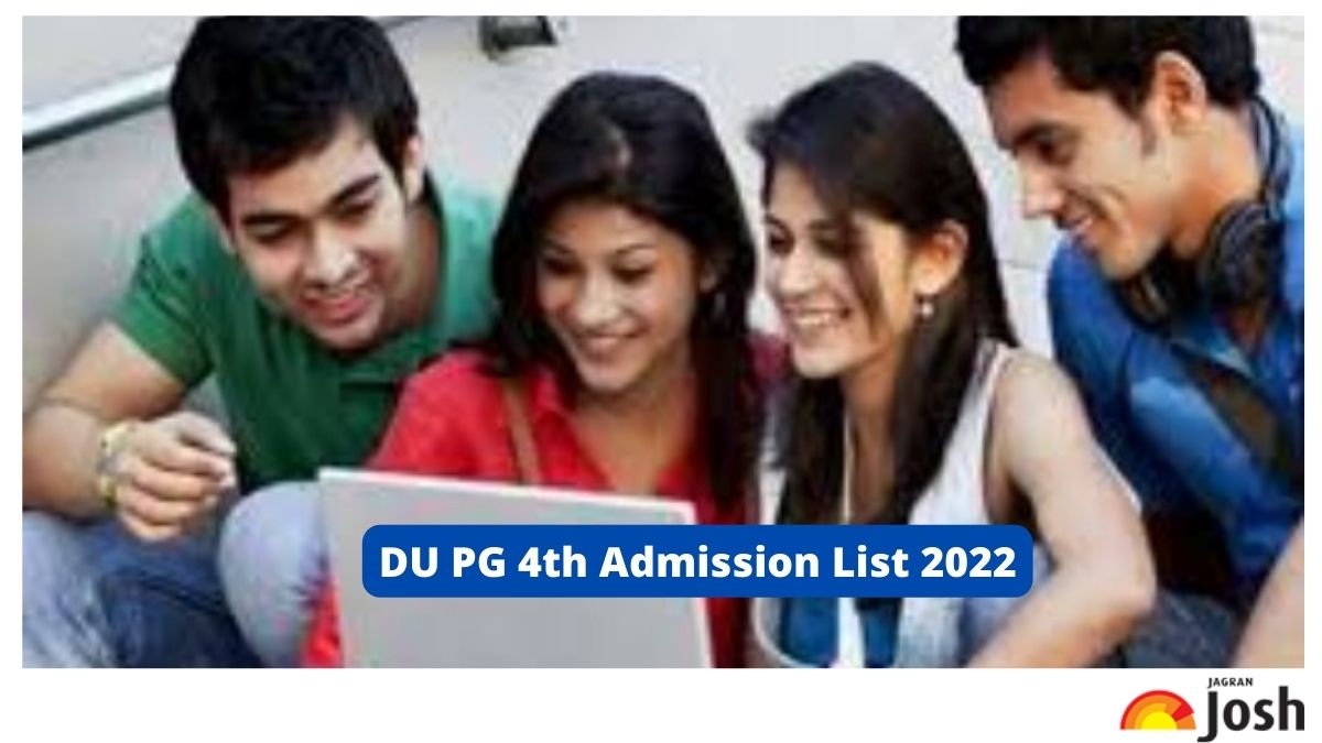 DU PG 4th Admission List 2022