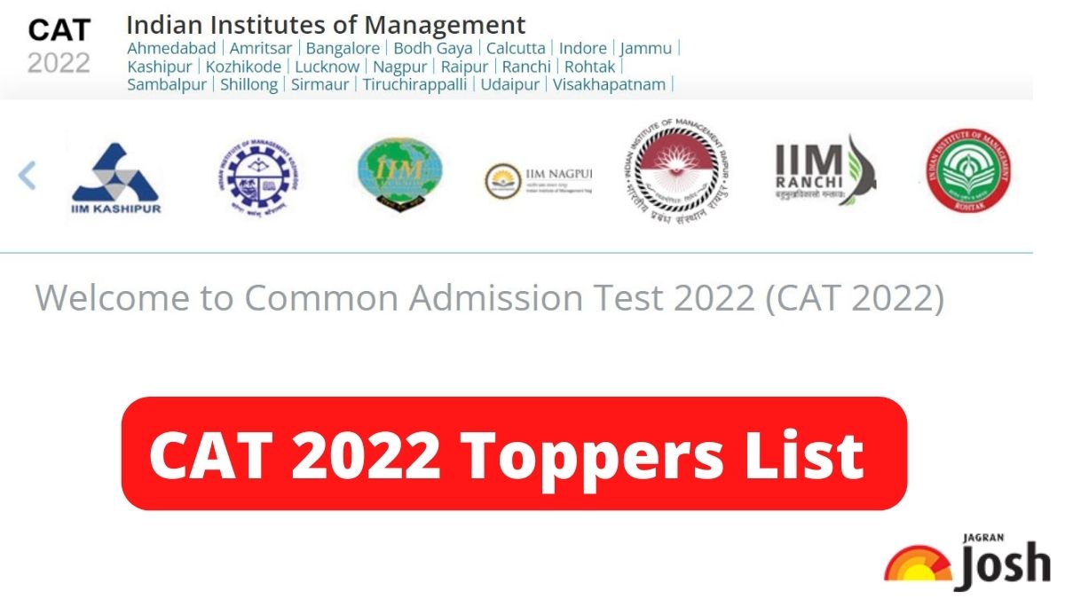 CAT 2022 Toppers List