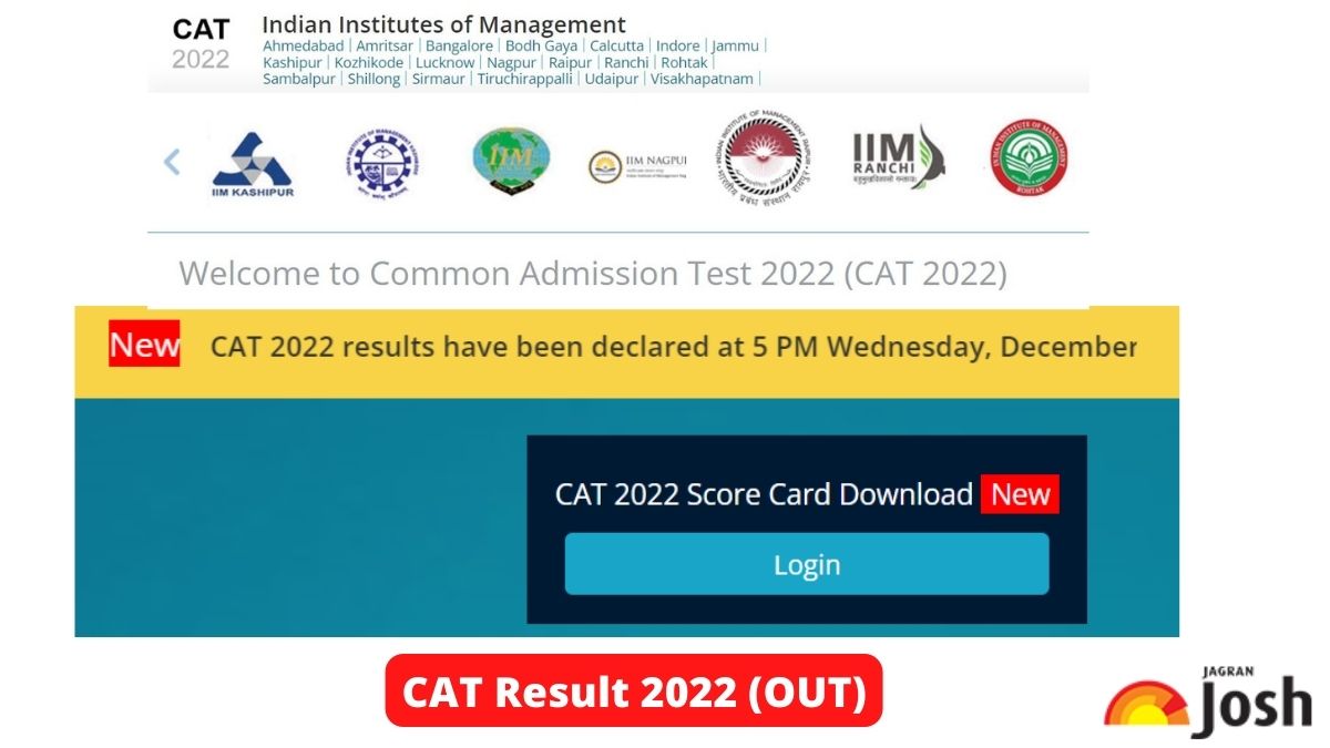 CAT 2022 Result Announced At Iimcat.ac.in, Get Direct Link To Download ...