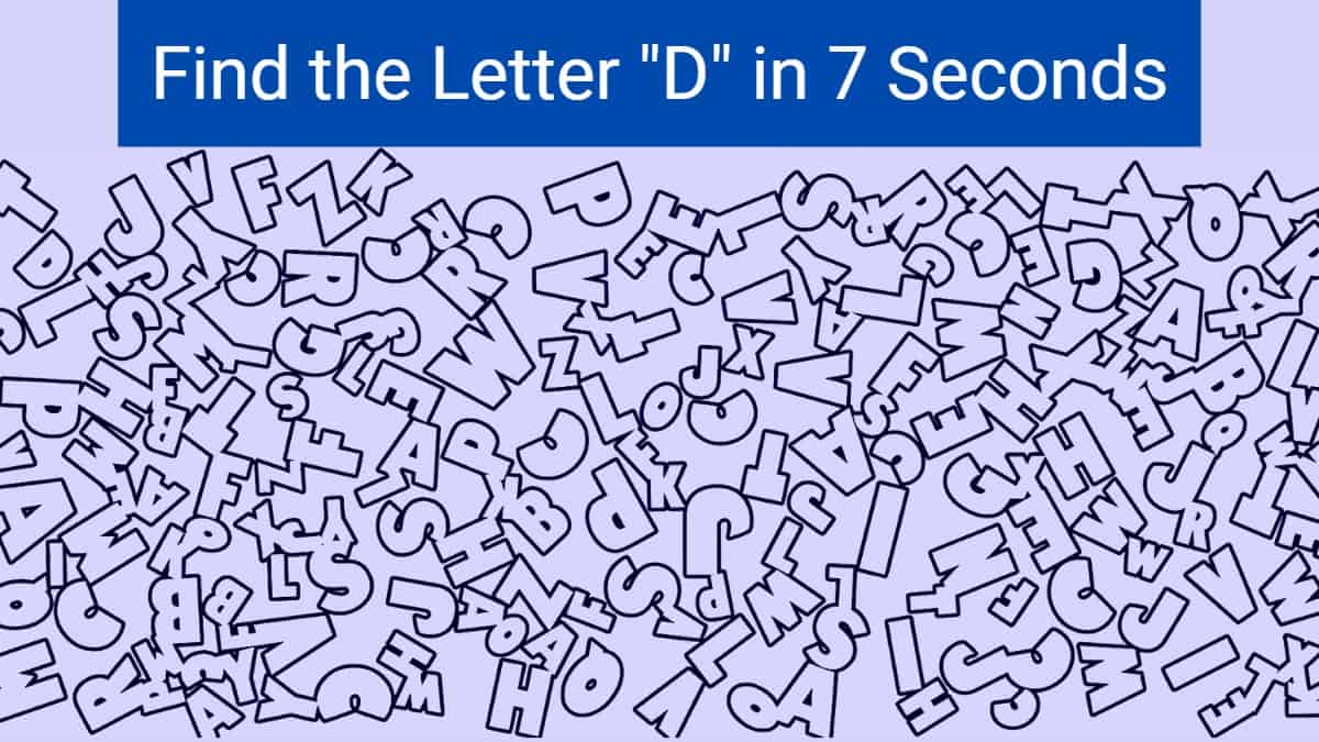 Find D in 7 Seconds