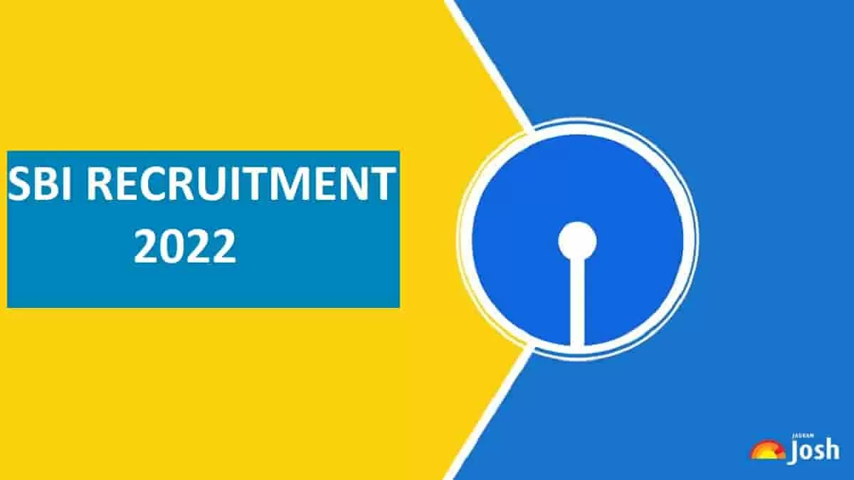 SBI Recruitment 2022 Notification 1438 Vacancies Available sbi.co.in