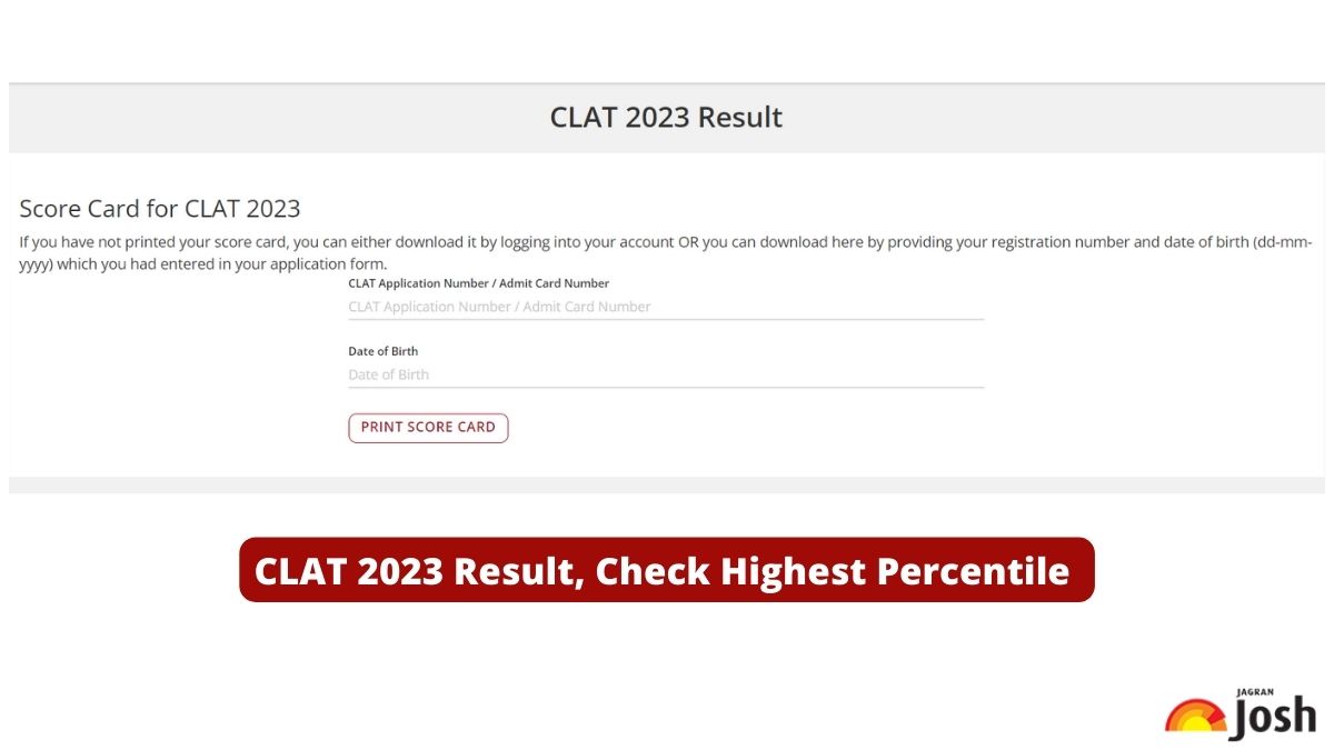 CLAT 2023 Result Statistics
