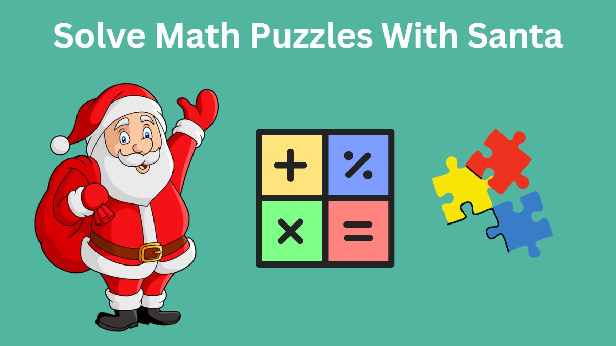 Solve Math Puzzles with Santa