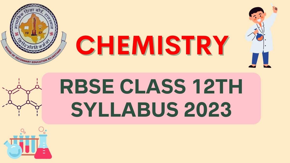 Rajasthan Board Class 12 Chemistry Syllabus