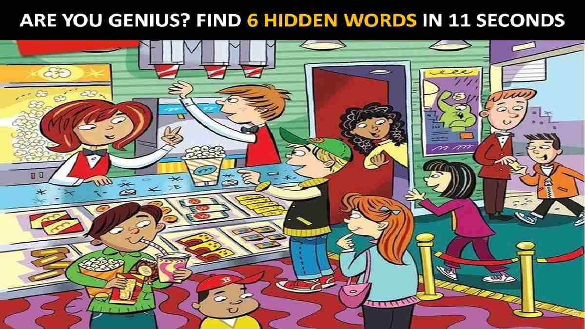 Find The Hidden Words In The Picture Puzzle, Test Your Intelligence