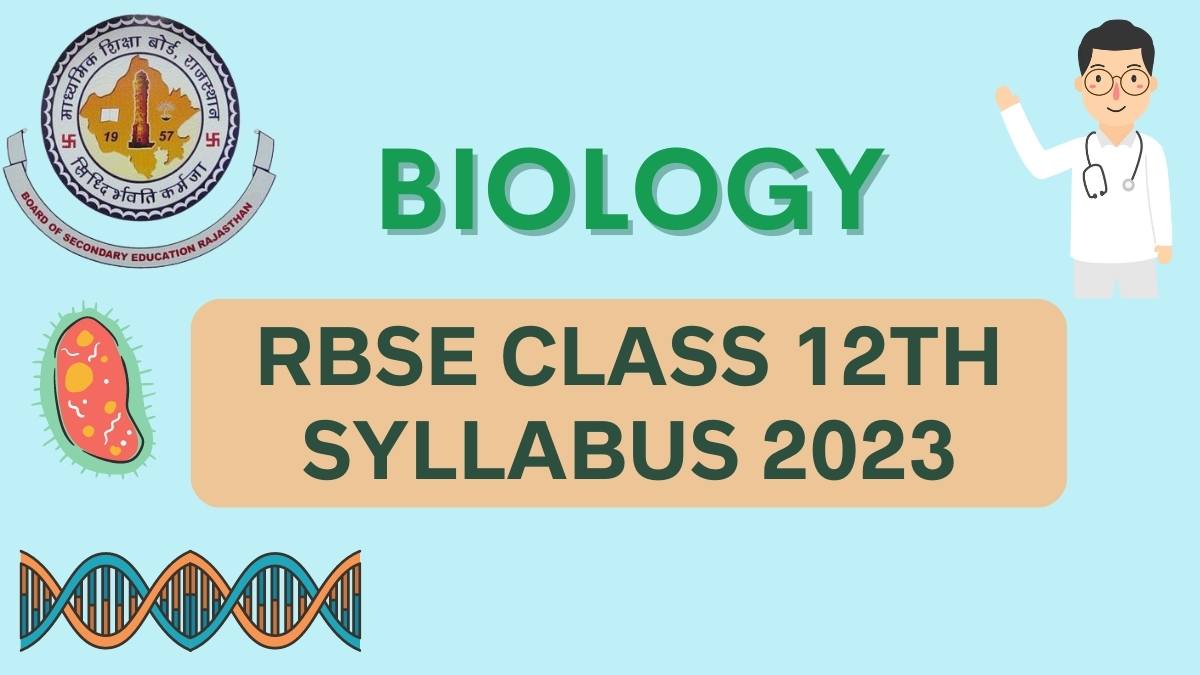 Rajasthan Board RBSE Class 12th Biology Syllabus: Download PDF Here