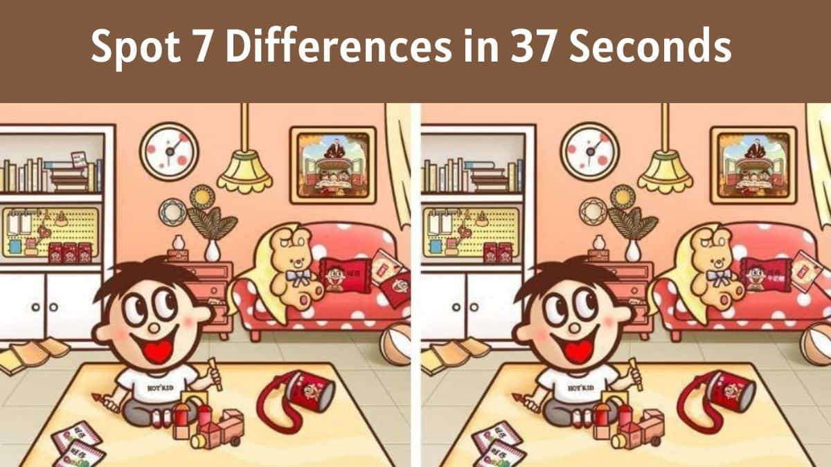 Spot The Difference Test Your Focus Can You Spot The Differences Find ...