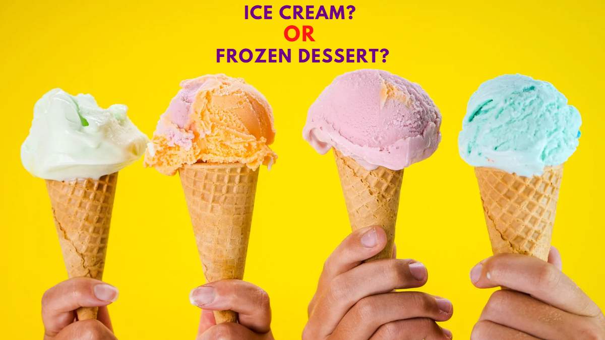 What Is The Difference Between Ice Cream And Frozen Desserts 