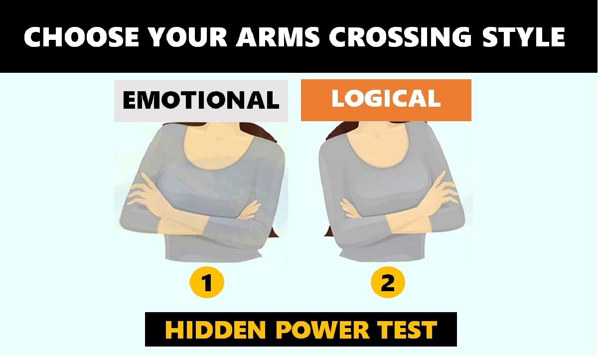 Hidden Power Personality Test: What does the way you cross your arms say about you?