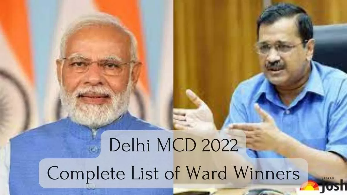 Delhi Mcd Election Result 2022 Bjp Aap Winner List Ward And Seat Wise