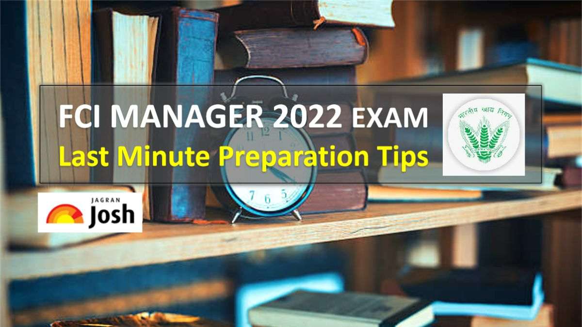 FCI Manager 2022 Exam on 10th December