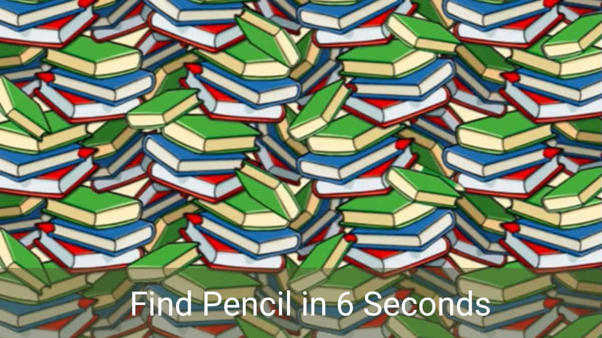 Find Pencil in 6 Seconds