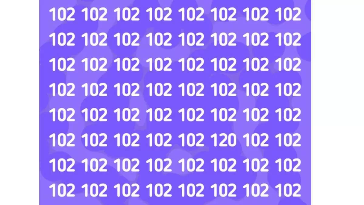 Spot the odd number in the maze