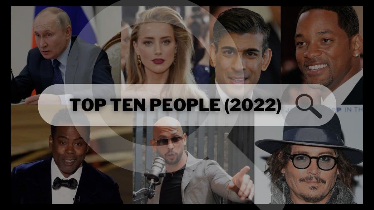 List Of Top 10 Most Searched People On Google in the World (2022)