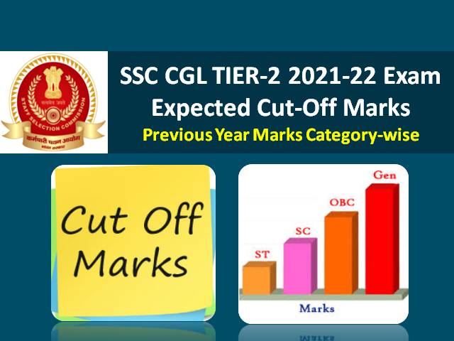 ssc-cgl-2022-expected-cutoff-marks-check-tier-2-2021-exam-category